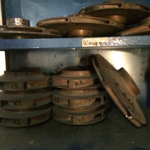 Impulsor para bomba centrifuga horizontal bronce 5972-5